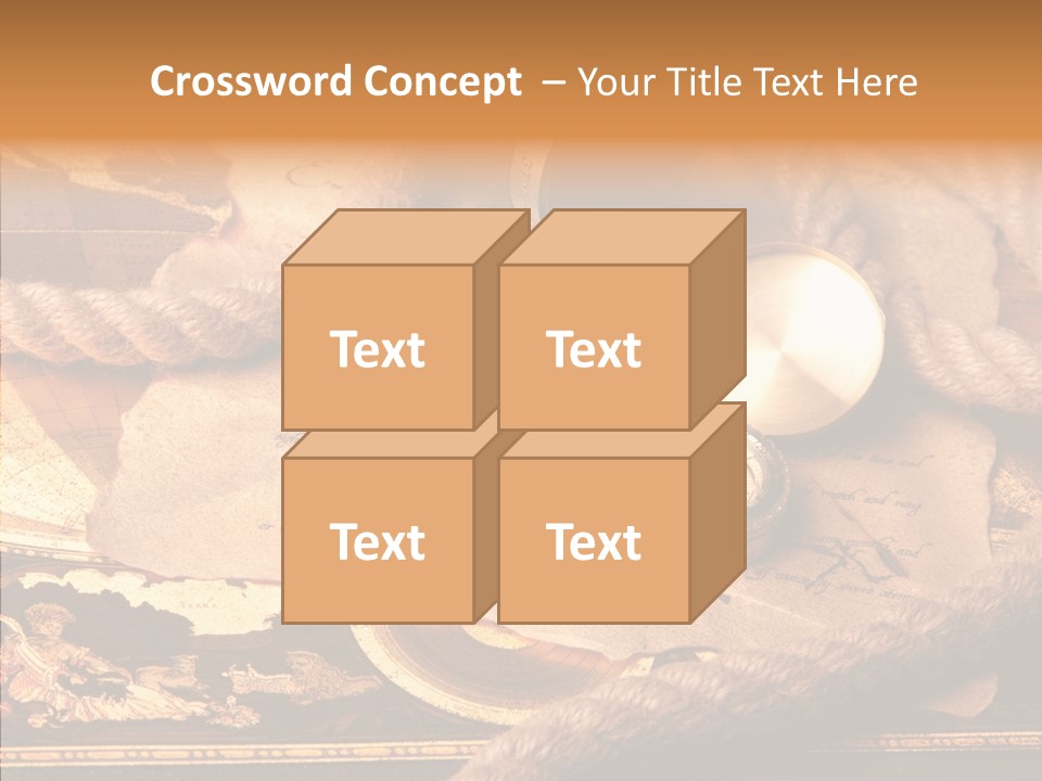 Navigate Compass Background PowerPoint Template