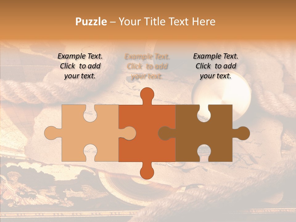 Navigate Compass Background PowerPoint Template