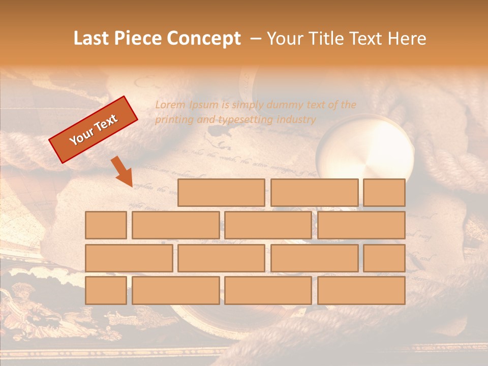 Navigate Compass Background PowerPoint Template