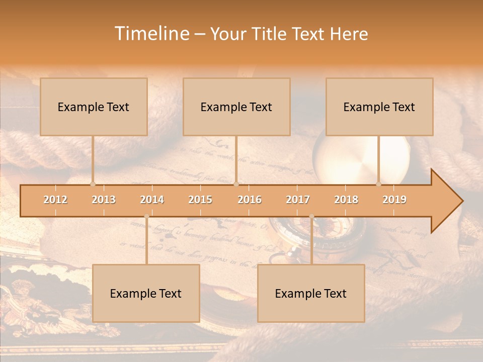 Navigate Compass Background PowerPoint Template