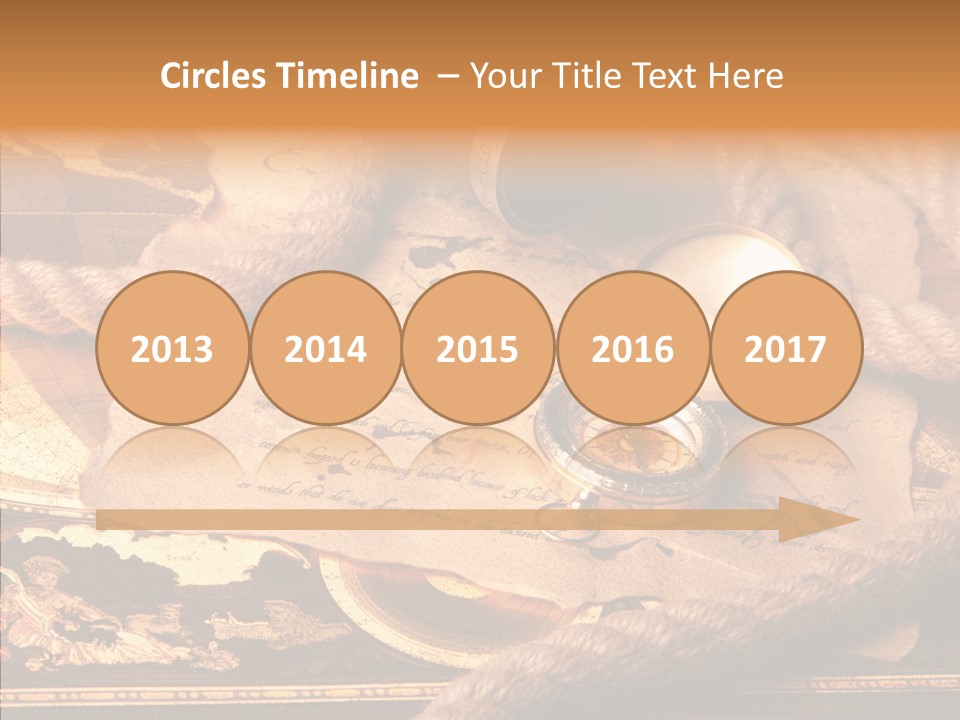 Navigate Compass Background PowerPoint Template