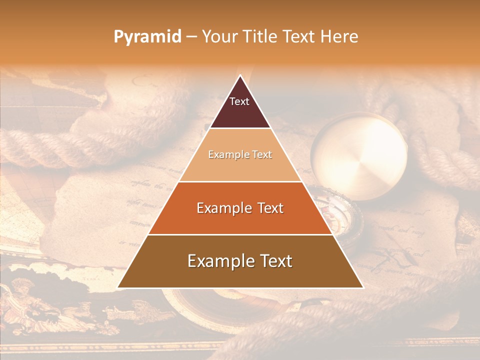 Navigate Compass Background PowerPoint Template
