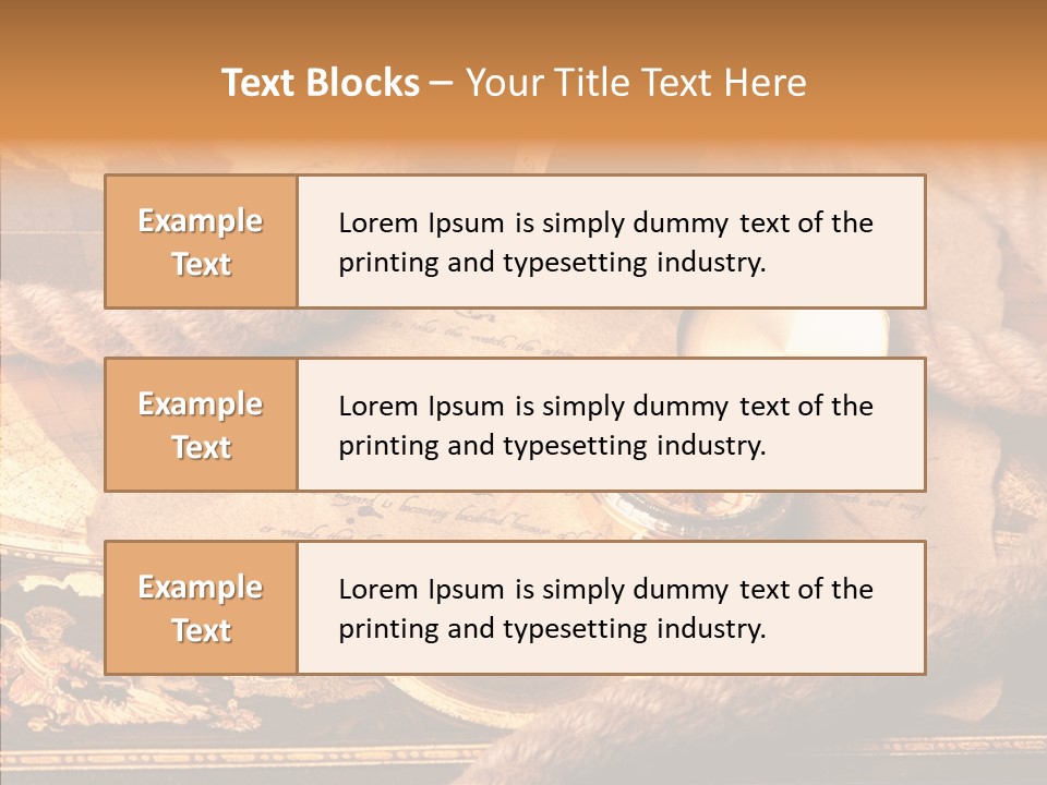Navigate Compass Background PowerPoint Template