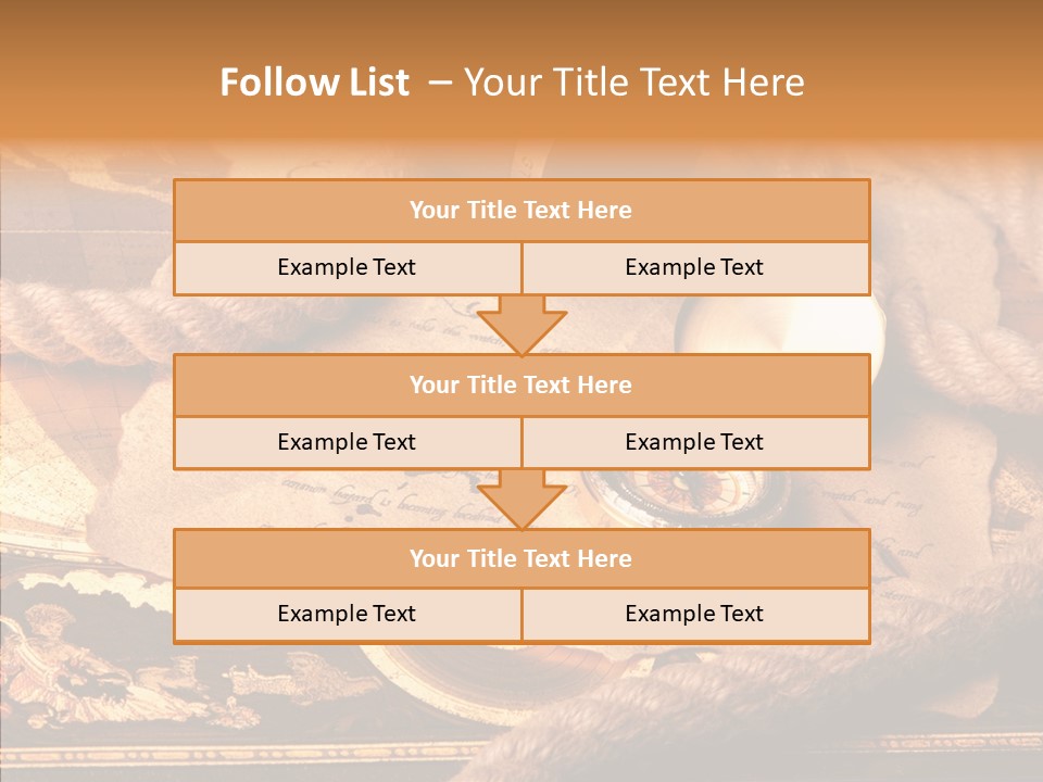 Navigate Compass Background PowerPoint Template