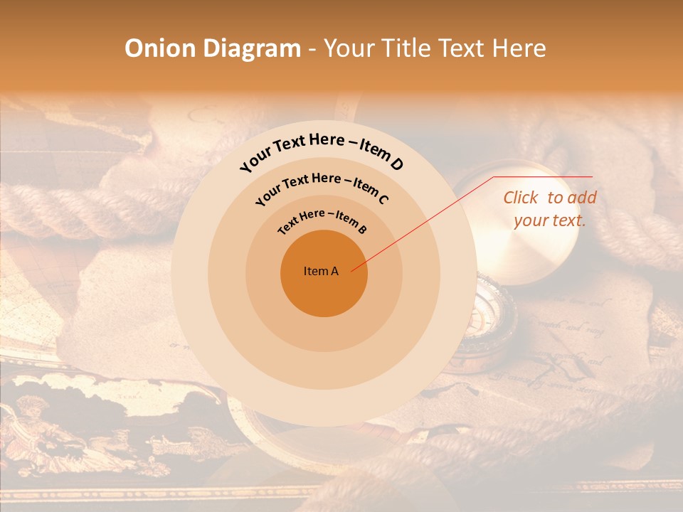 Navigate Compass Background PowerPoint Template