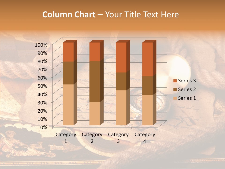 Navigate Compass Background PowerPoint Template
