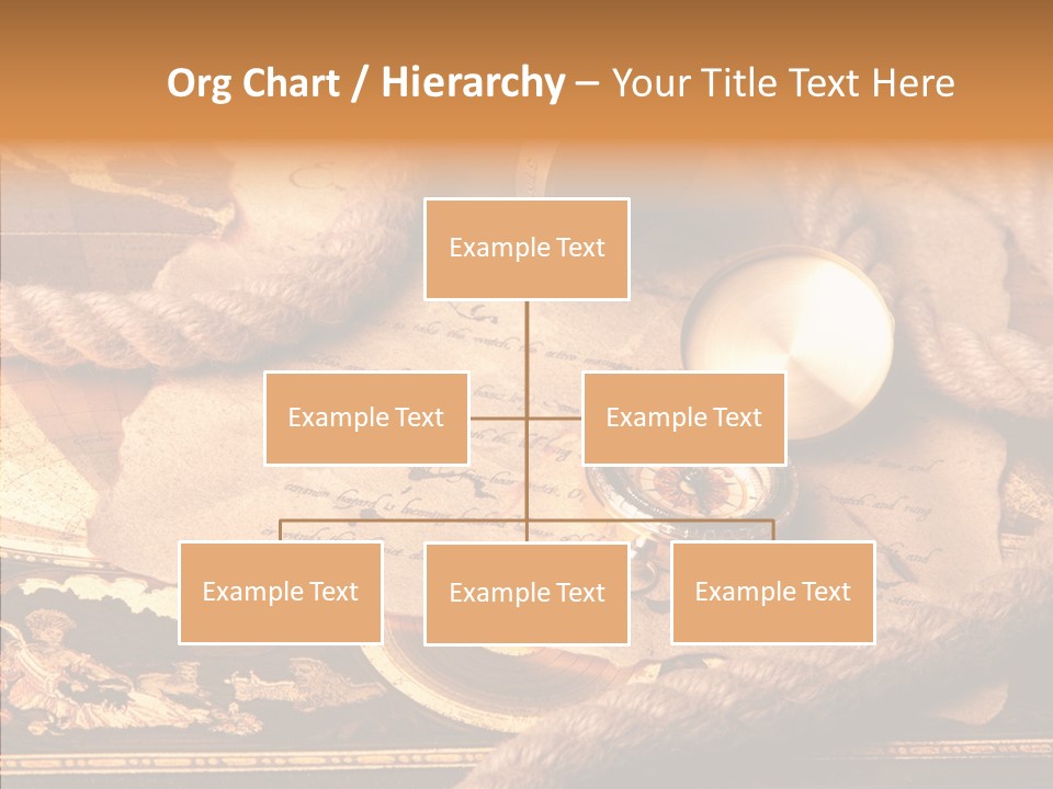 Navigate Compass Background PowerPoint Template