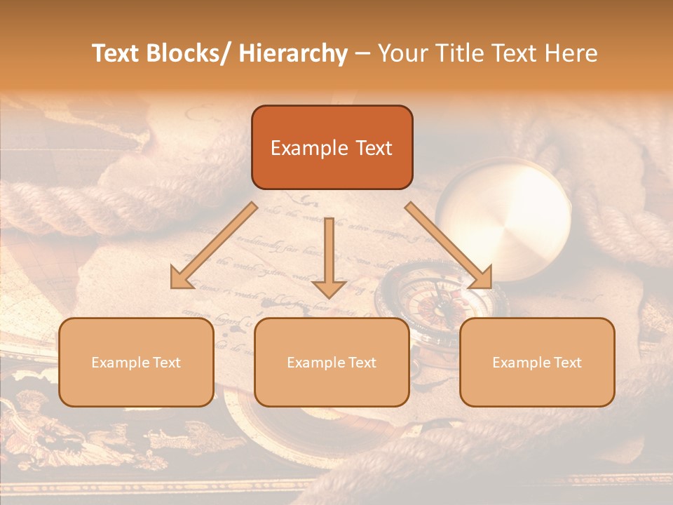 Navigate Compass Background PowerPoint Template