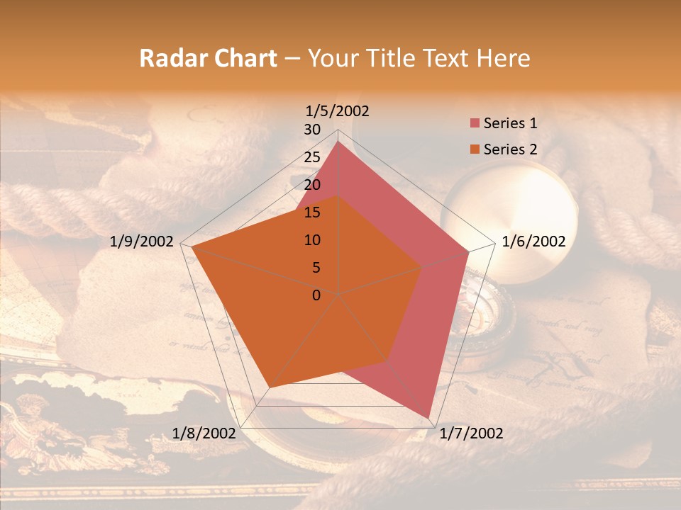Navigate Compass Background PowerPoint Template