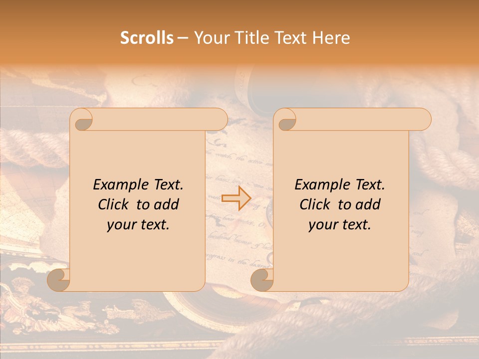 Navigate Compass Background PowerPoint Template