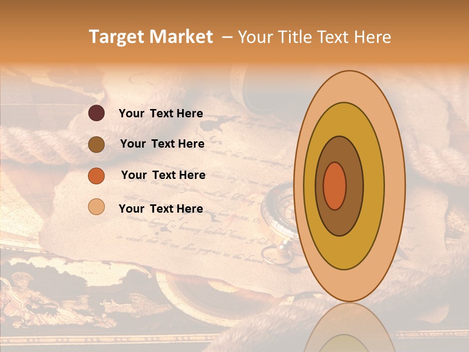 Navigate Compass Background PowerPoint Template
