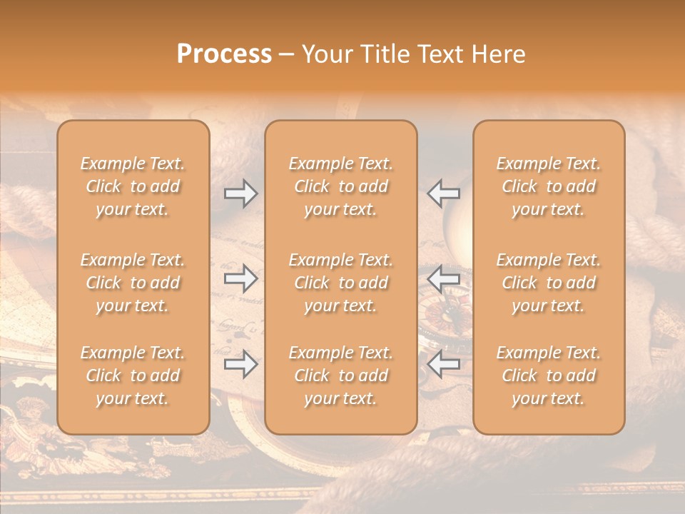 Navigate Compass Background PowerPoint Template