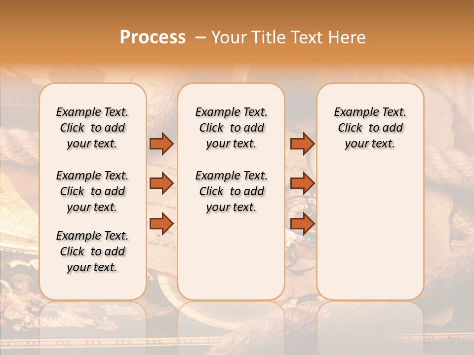 Navigate Compass Background PowerPoint Template