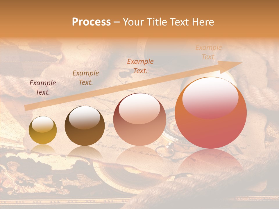 Navigate Compass Background PowerPoint Template
