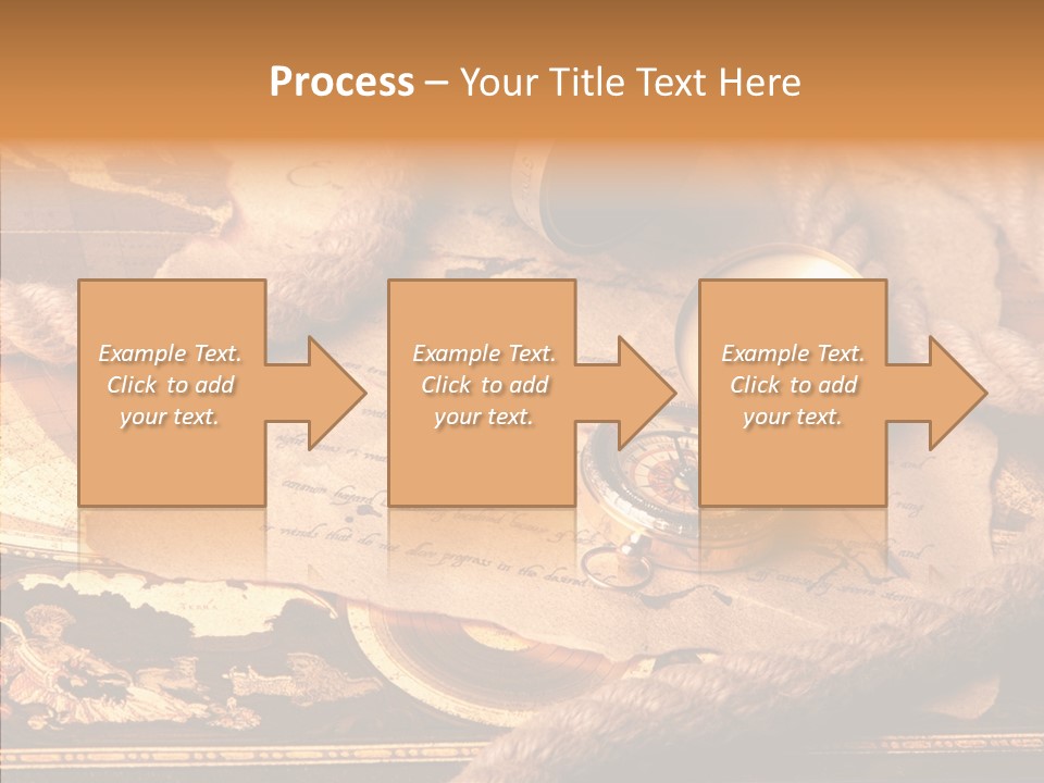 Navigate Compass Background PowerPoint Template