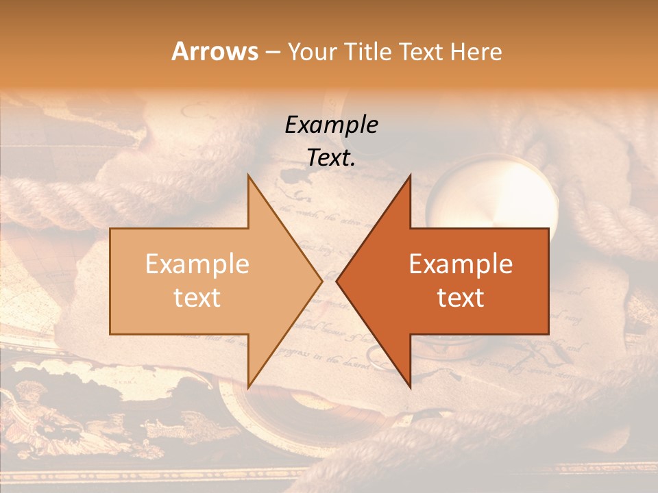 Navigate Compass Background PowerPoint Template