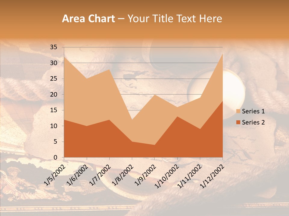 Navigate Compass Background PowerPoint Template