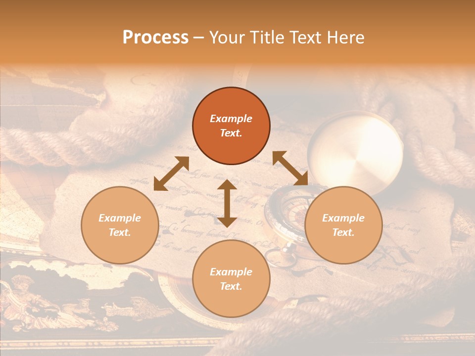 Navigate Compass Background PowerPoint Template
