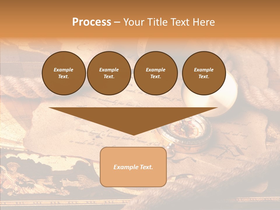 Navigate Compass Background PowerPoint Template