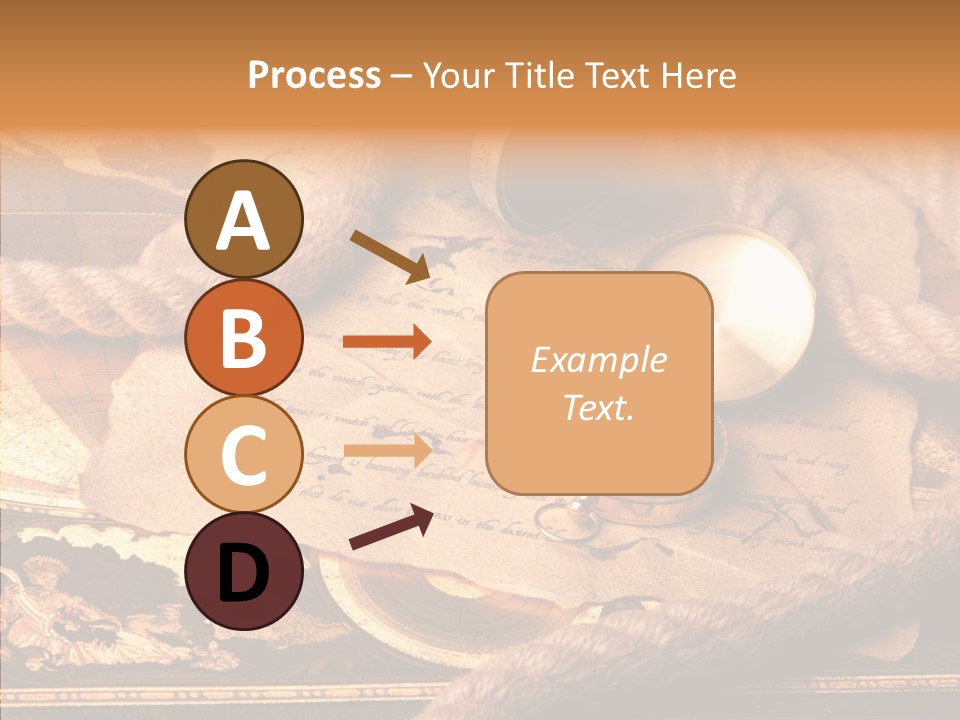 Navigate Compass Background PowerPoint Template