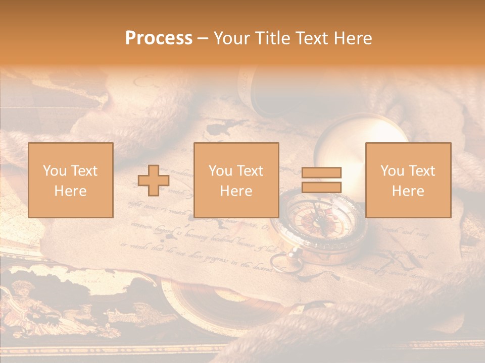 Navigate Compass Background PowerPoint Template