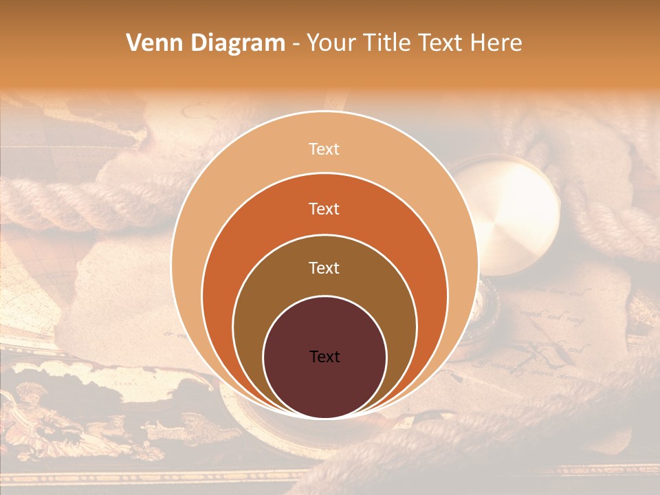 Navigate Compass Background PowerPoint Template