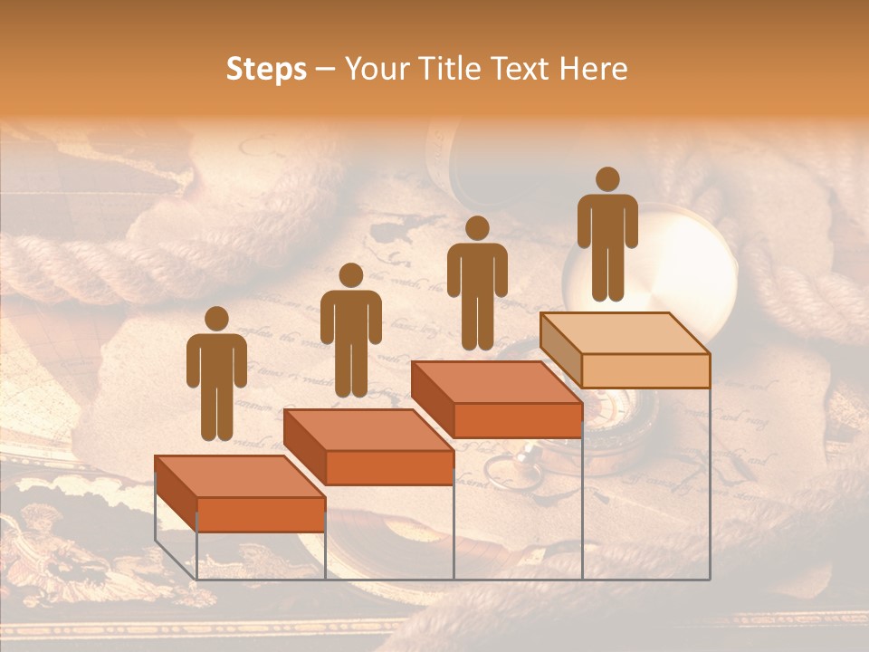 Navigate Compass Background PowerPoint Template
