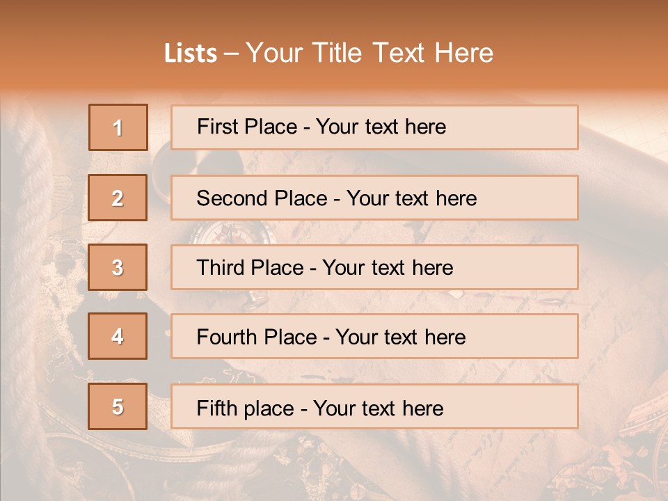 Success East Instrument PowerPoint Template