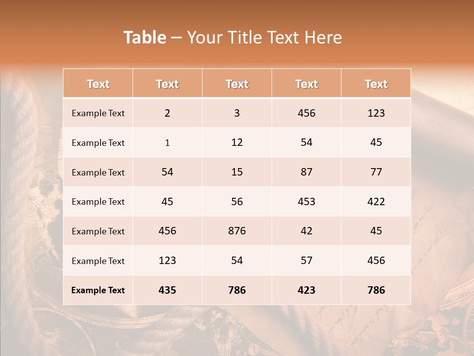 Success East Instrument PowerPoint Template