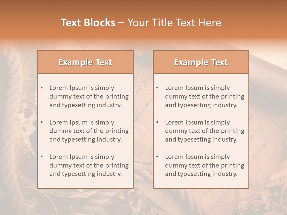 Success East Instrument PowerPoint Template