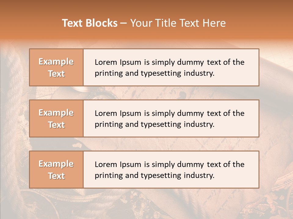 Success East Instrument PowerPoint Template