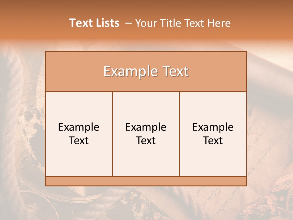 Success East Instrument PowerPoint Template