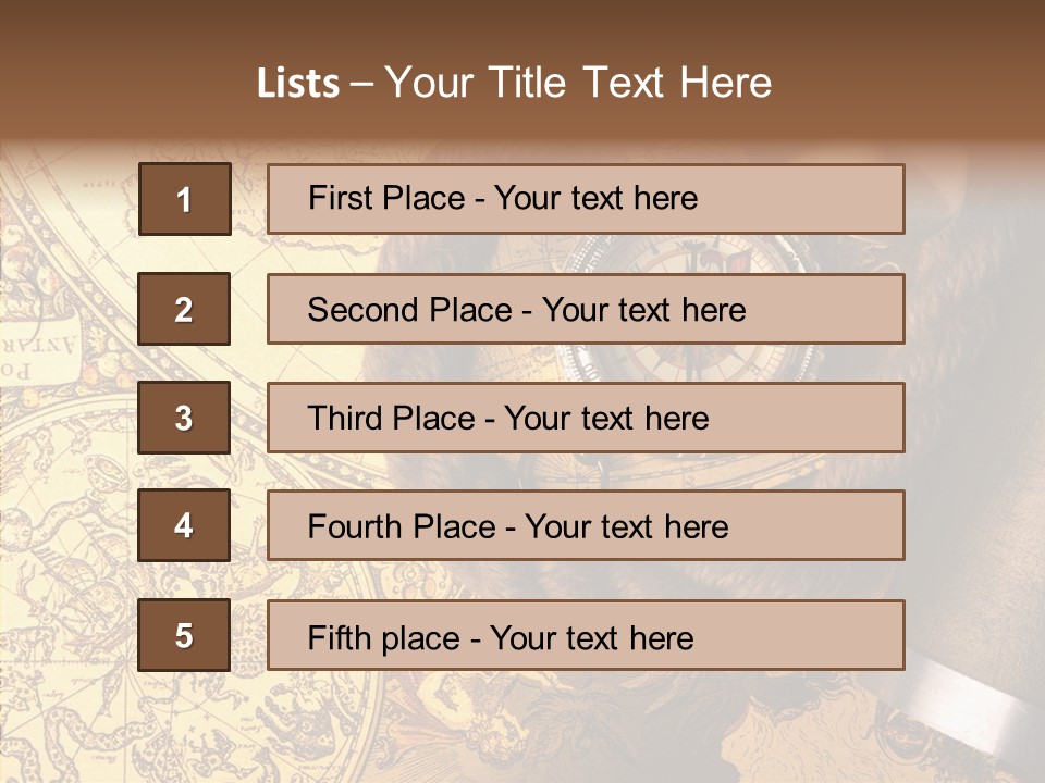 Travel World Dirty PowerPoint Template