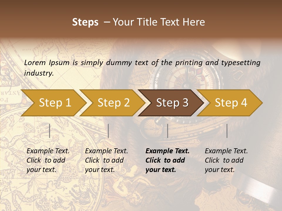 Travel World Dirty PowerPoint Template