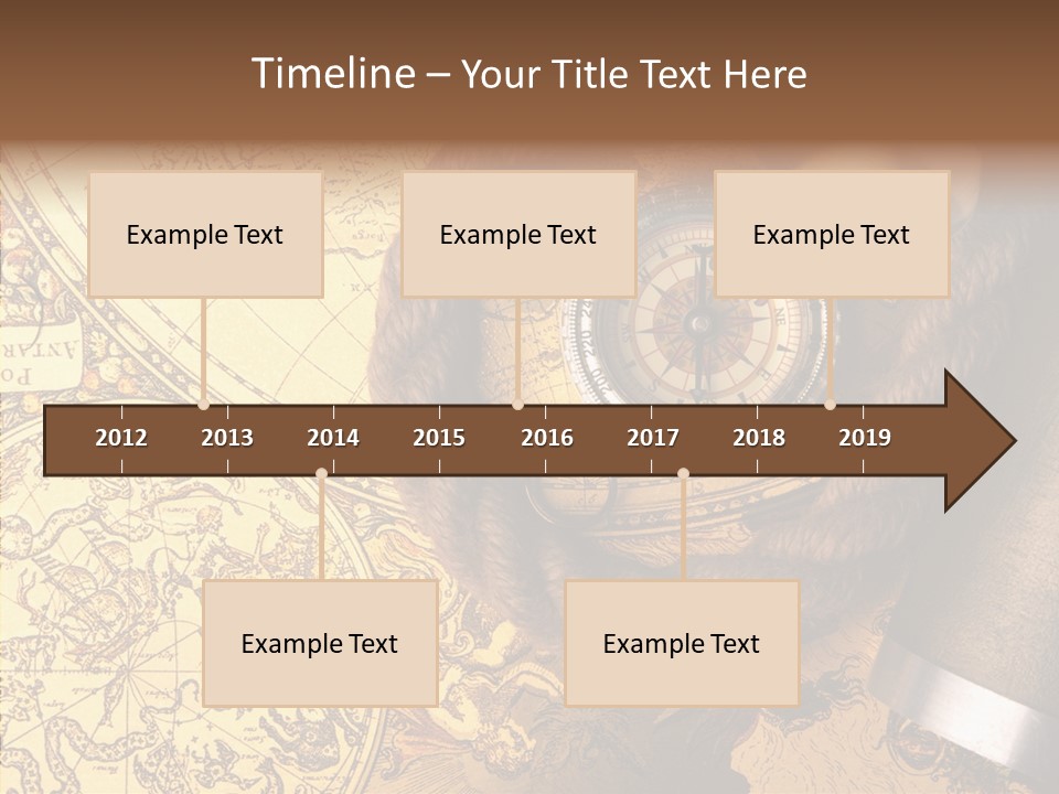 Travel World Dirty PowerPoint Template