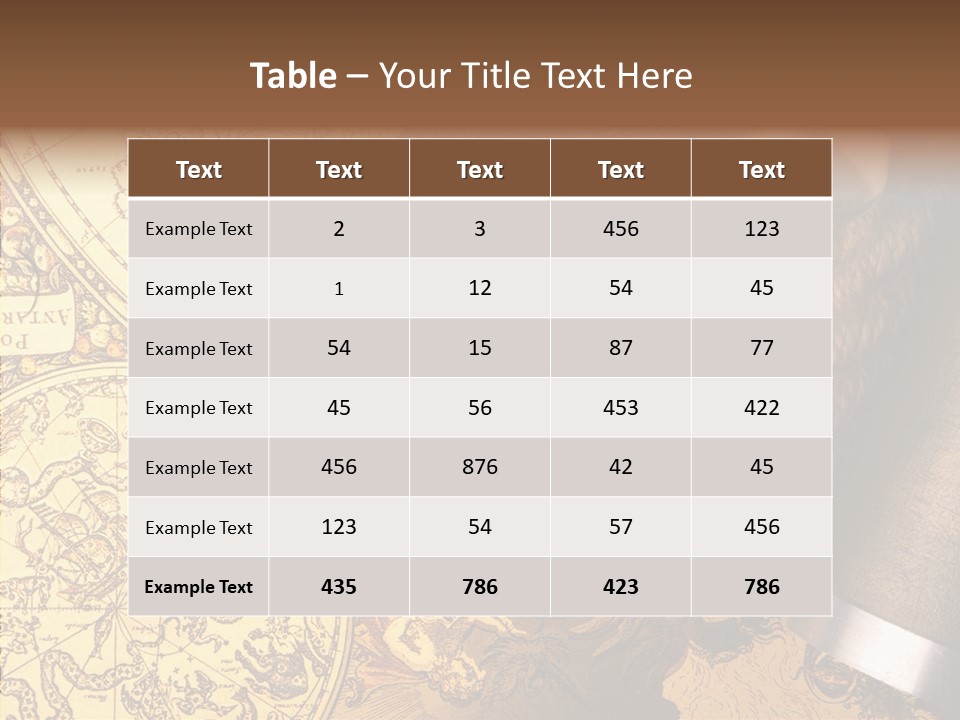 Travel World Dirty PowerPoint Template