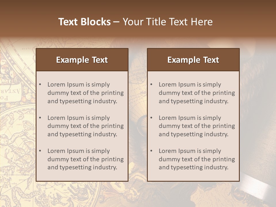 Travel World Dirty PowerPoint Template
