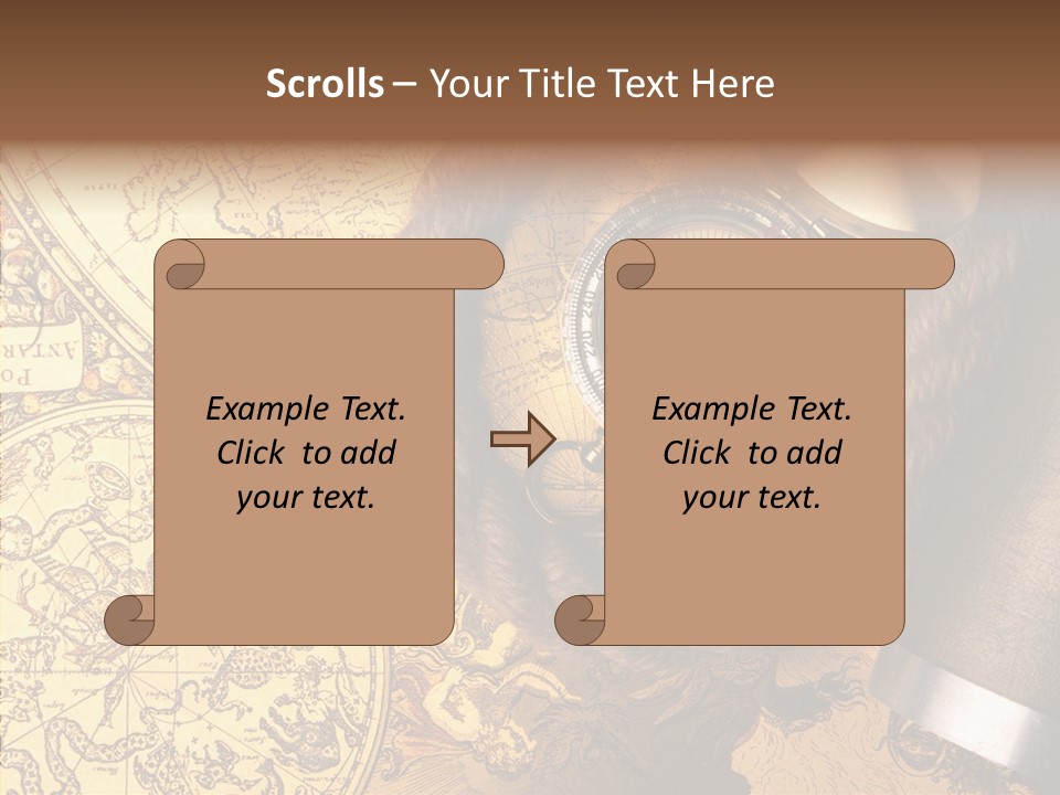 Travel World Dirty PowerPoint Template