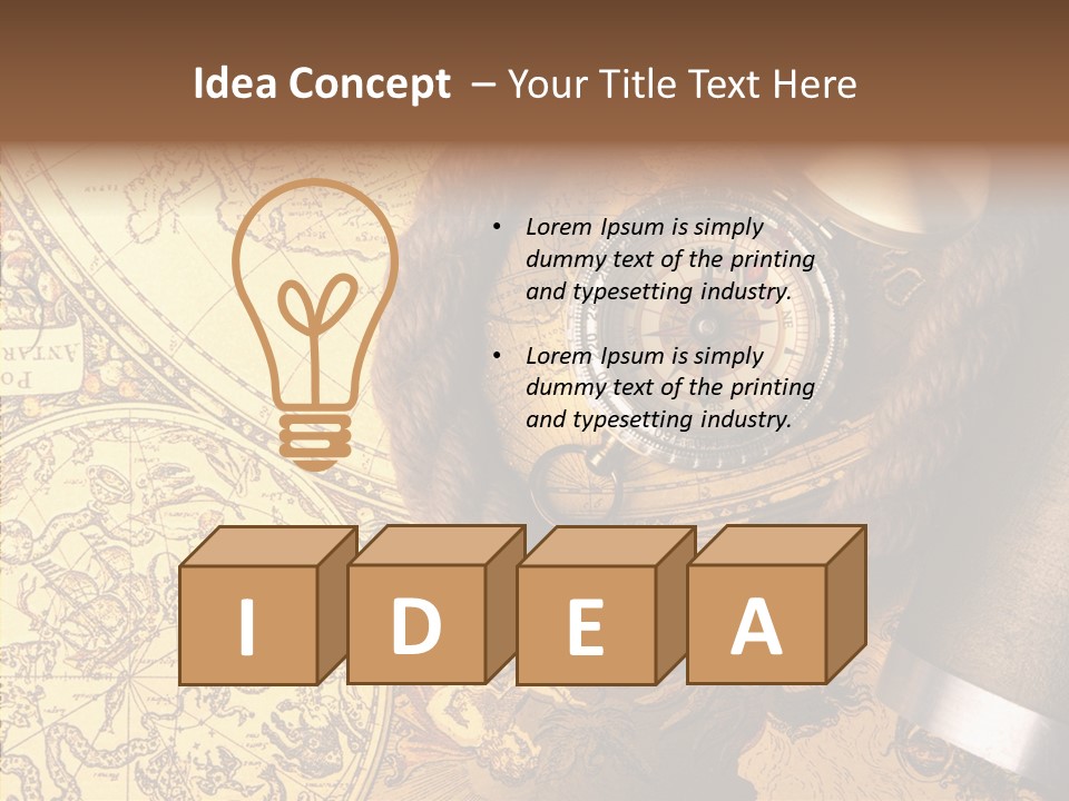 Travel World Dirty PowerPoint Template