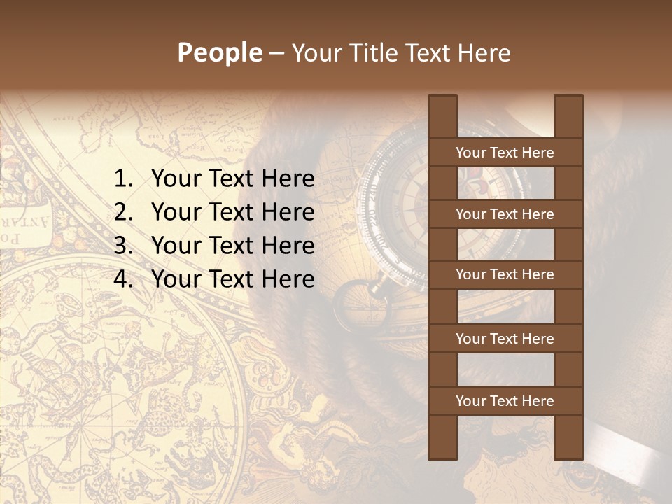 Travel World Dirty PowerPoint Template