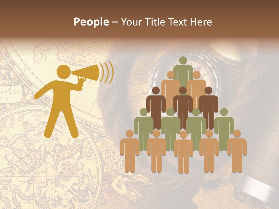 Travel World Dirty PowerPoint Template