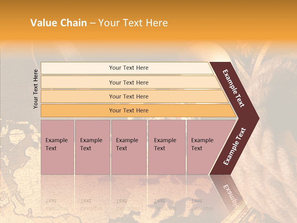 Navigation Antique Compass PowerPoint Template