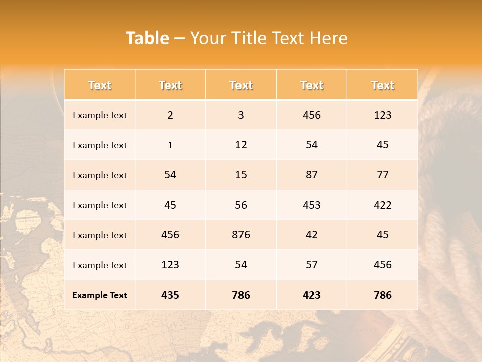 Navigation Antique Compass PowerPoint Template