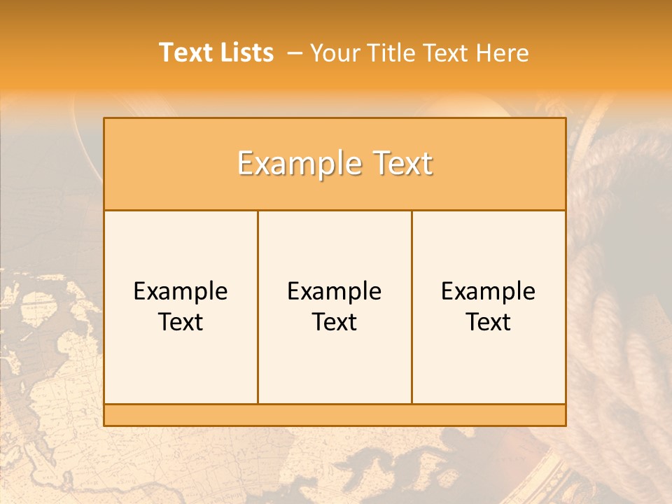 Navigation Antique Compass PowerPoint Template