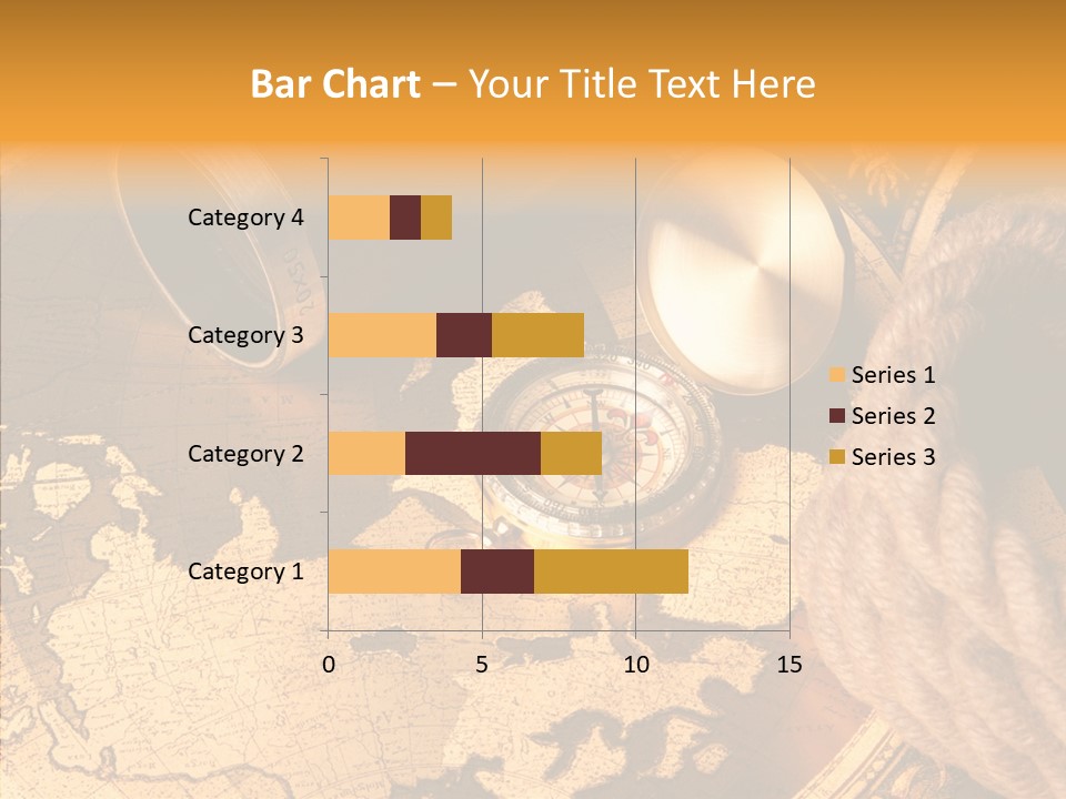 Navigation Antique Compass PowerPoint Template