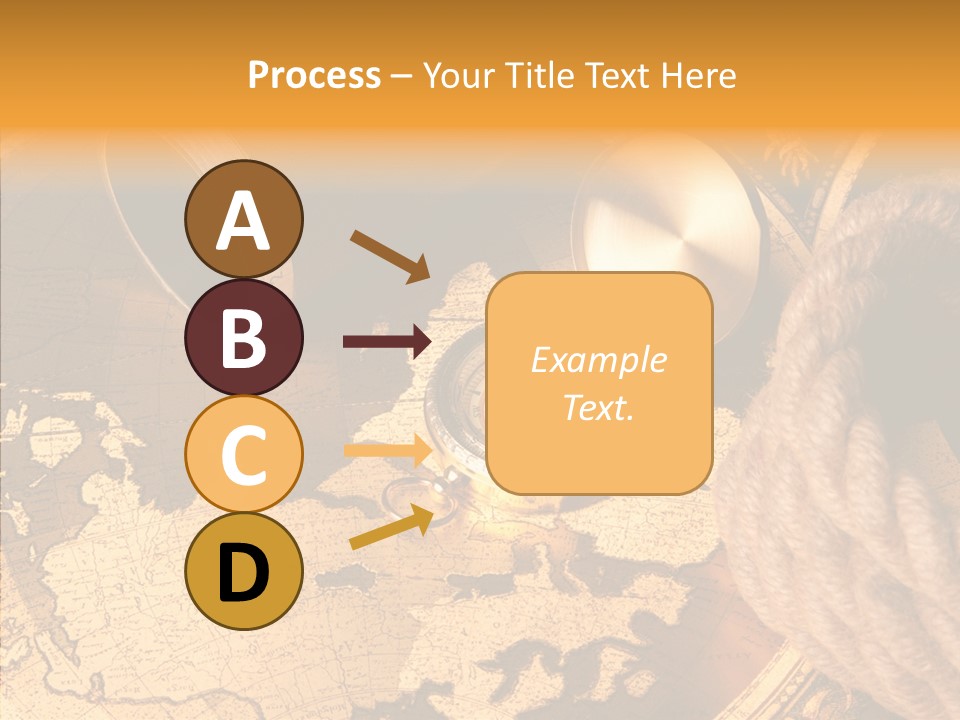 Navigation Antique Compass PowerPoint Template