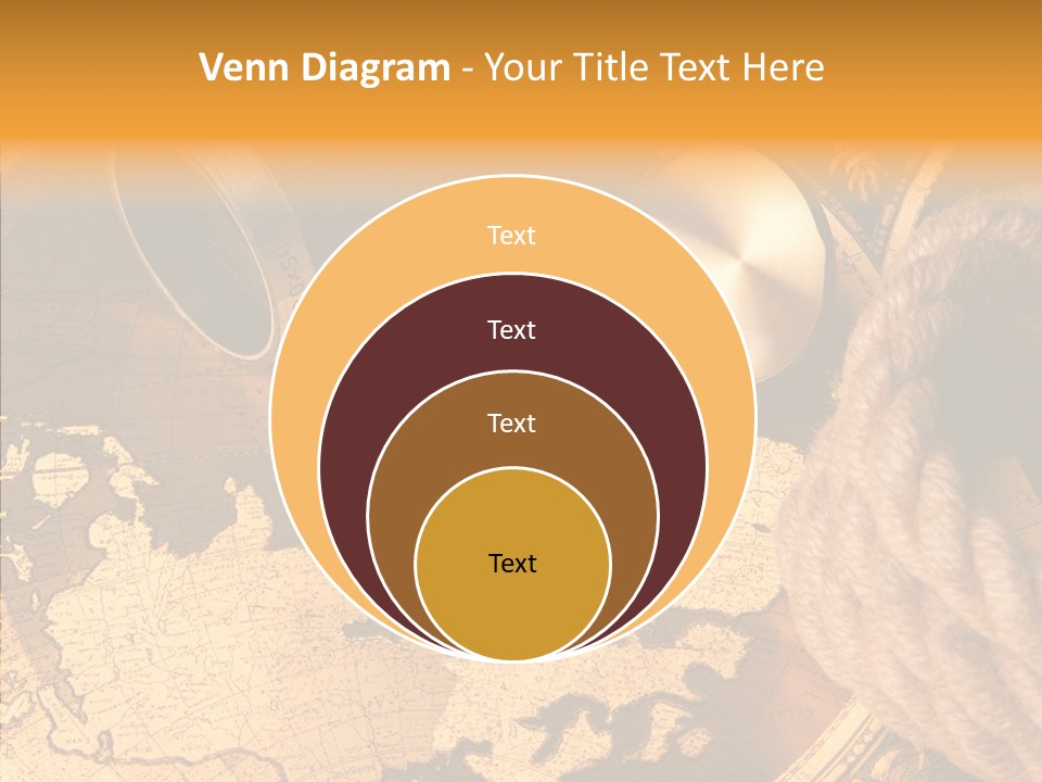 Navigation Antique Compass PowerPoint Template