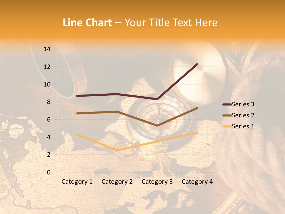 Navigation Antique Compass PowerPoint Template