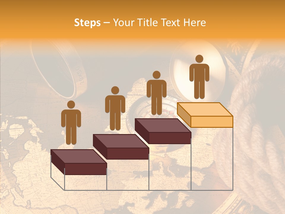 Navigation Antique Compass PowerPoint Template