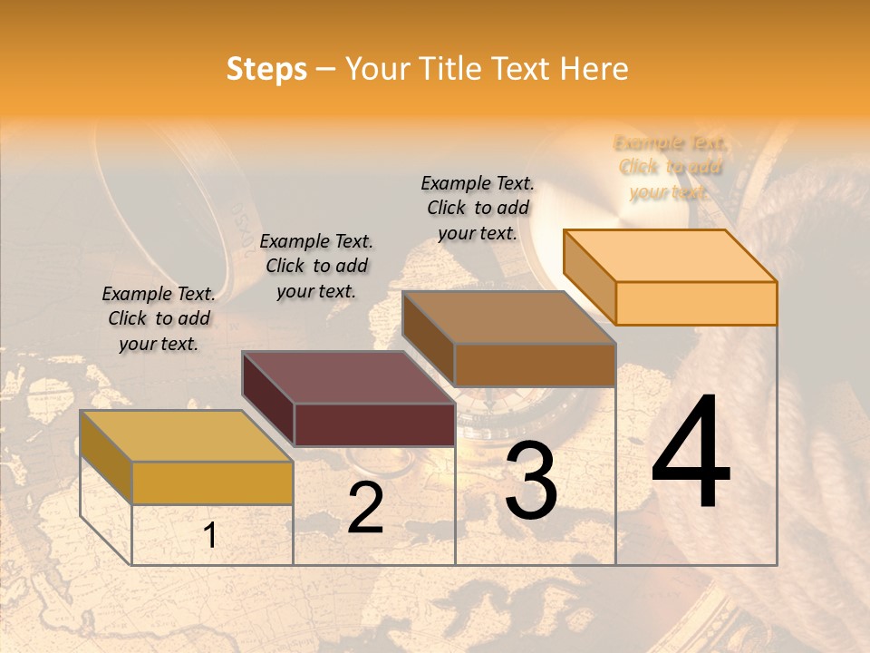 Navigation Antique Compass PowerPoint Template